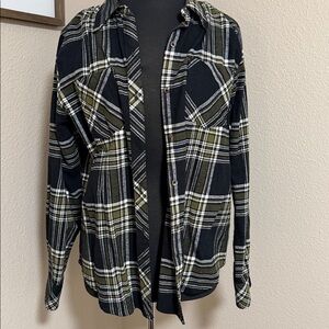 Bass Pro Shops Anthracite Plaid Flannel Shirt
